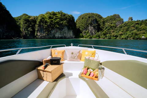 Krabi: 4 eilanden luxe privé speedboot tourHalve dag