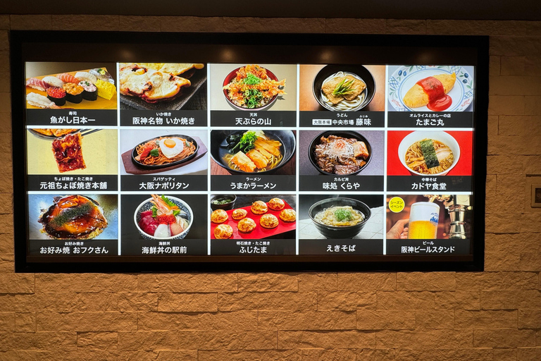 Osaka: Tour gastronômico de 3 horas com tudo incluído durante o dia - Osaka Sta.