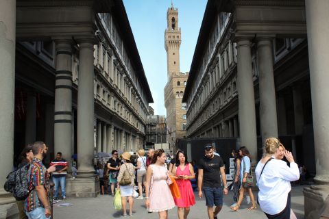 Florence: combiticket Uffizi, Palazzo Pitti en Boboli-tuin