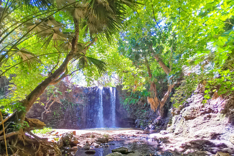 Mauritius: dziki wodospad na południowym wybrzeżu i naturalny basen