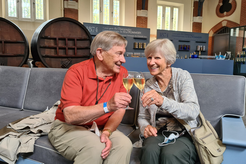 Reims: Veuve, Taittinger and Pommery cellars and tastings