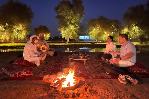 Dubaï : safari en soirée et caravane de chameaux à l'oasis d'Al MarmoomVoiture exclusive