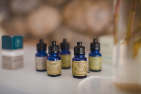 Santorini: Departure Day Spa Package Wine/Fruits/Pool Access 90-min Couples Massage in S. P. Presidential Suites Akrotiri