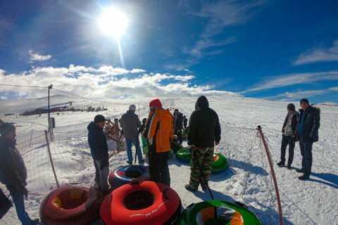 Da Yerevan: Attività in un giorno di neve a Lernanist