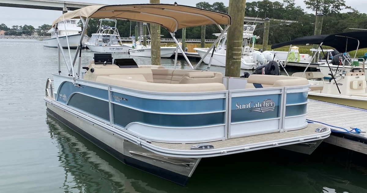 Hilton Head Island Pontoon Boat Rental GetYourGuide