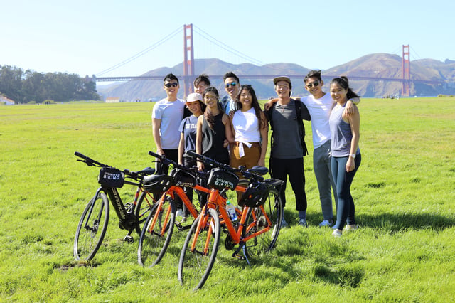 San Francisco: Tour guidato del Golden Gate Bridge in bicicletta o in eBike