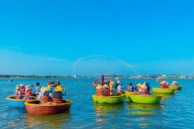 Cooking Class w Phở and Market & Basket Boat Ride in Hoi An Da Nang Pickup