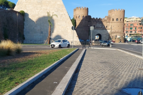 Rome : visite guidée de la ville en voiturette de golf et visite des catacombes