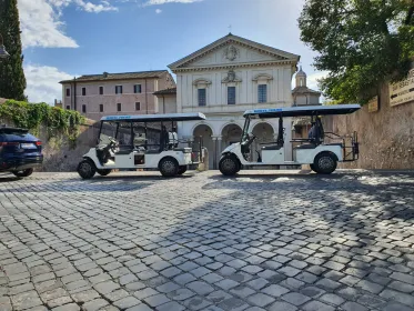 Rom: Katakomben und Via Appia geführte Tour mit dem Golfwagen