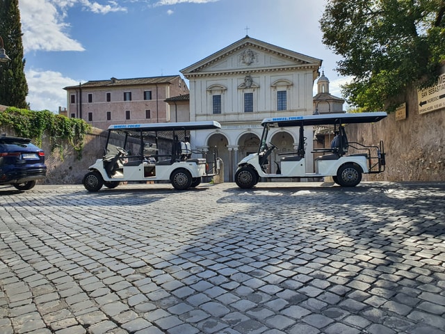 Rome: Catacombs and Appian Way Golf Cart Small-Group Tour