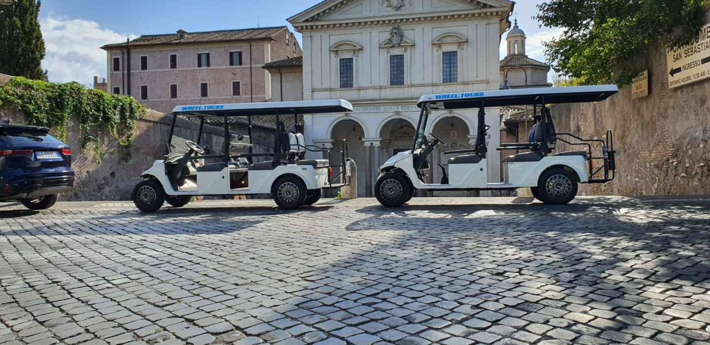 Rom: Golf Cart Katakomben & Stadtbesichtigung mit Führung