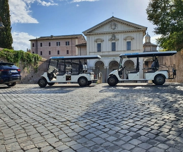 Rome: Catacombs and Appian Way Golf Cart Small-Group Tour
