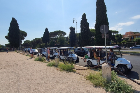 Rom: Golf Cart Stadtrundfahrt und Besuch der Katakomben