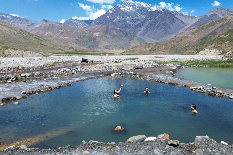 El Yeso Reservoir + El Plomo Hot Springs with Chilean BBQ