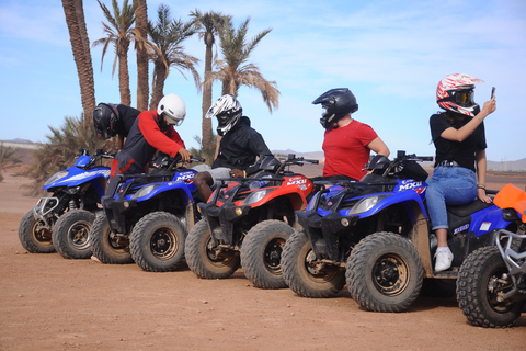 Marrakech : Aventure en quad dans la palmeraie et à Jbilat