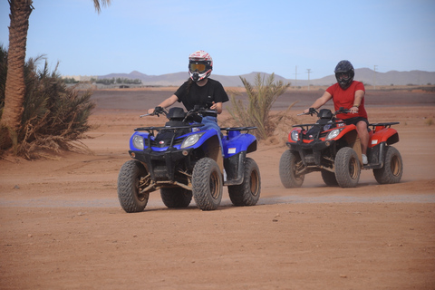 Marrakech : Aventure en quad dans la palmeraie et à Jbilat