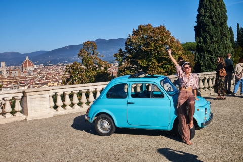 Von Florenz aus: Grand Tuscan Vintage Fiat 500 Tour