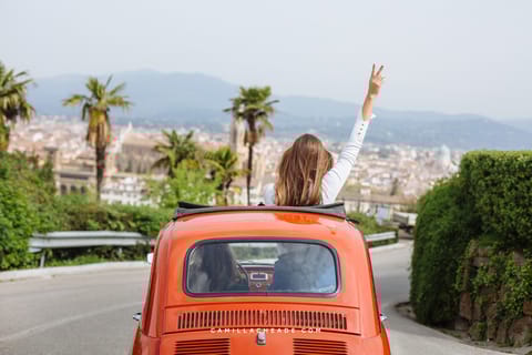 From Florence: Grand Tuscan Vintage Fiat 500 Tour