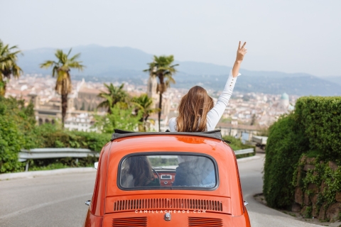 Z Florencji: Grand Toskański zabytkowy Fiat 500 Tour