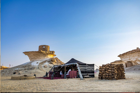 Geführte Tour durch das Ras Abrouq Desert &amp; Beach Resort mit ErfrischungenRas Abrouq: Wüsten- und Strandresort mit Führung und Erfrischungen