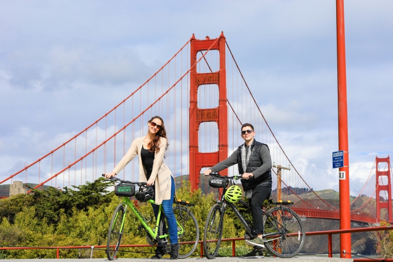 San Francisco: Golden Gate Bridge & stadsfietsverhuur met kaartDaypass Fietsverhuur met veerboot