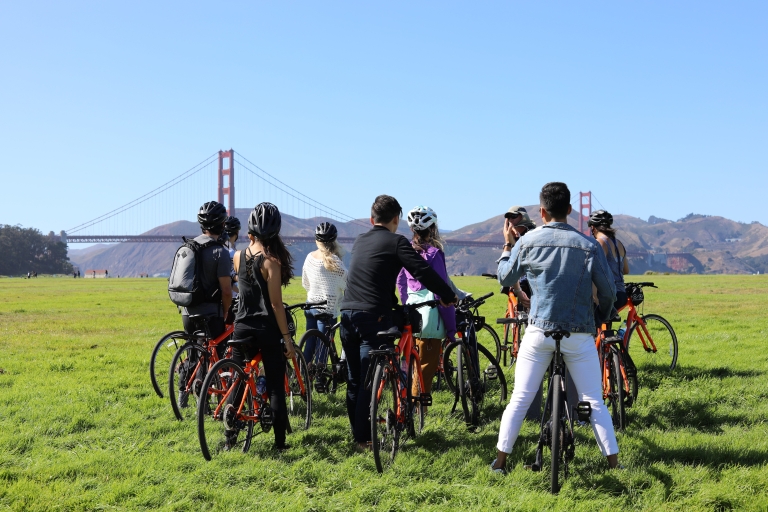 San Francisco: Golden Gate Bridge & City Bike Rental mit KarteTageskarte Fahrradverleih mit Fähre
