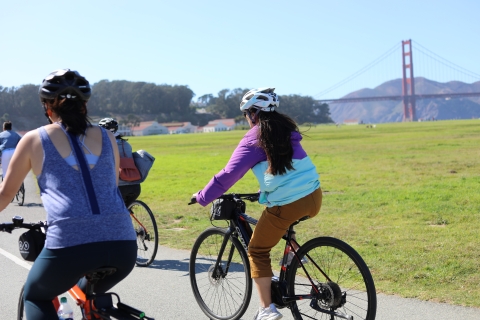 San Francisco: elektrische fietsverhuur met kaart en optionele veerbootE-bikeverhuur voor een hele dag