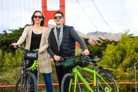 San Francisco: Electric Bike Rental w/ map & Optional Ferry Full-Day E-Bike Rental