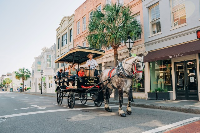 Visit Charleston Historical Downtown Tour by Horse-drawn Carriage in Isle of Palms