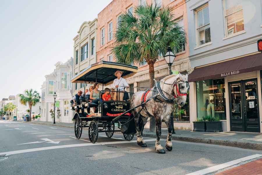 Charleston: Historische Innenstadttour mit der Pferdekutsche. Foto: GetYourGuide