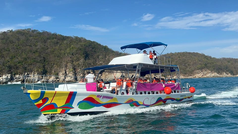 From Puerto Escondido Huatulco Bays Tour Getyourguide