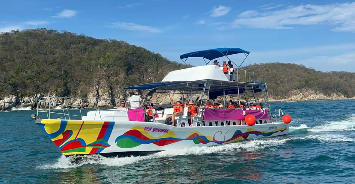 7 bay tour huatulco