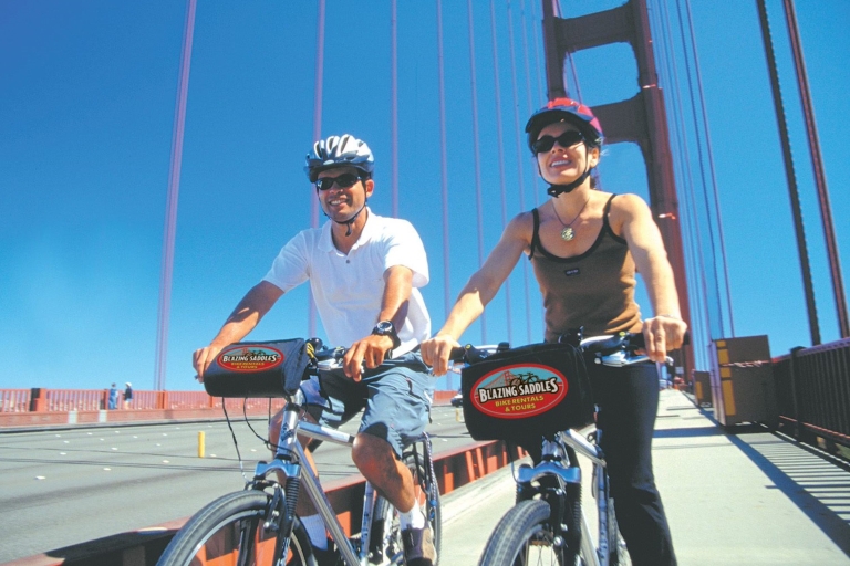 San Francisco: Tour en bicicleta del puente Golden Gate a SausalitoPaseo en bicicleta desde el puente Golden Gate hasta Sausalito