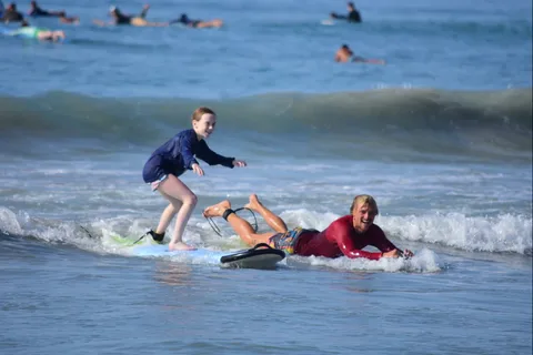 Clase de Surf en la Playa de Sayulita