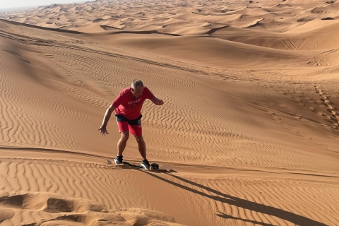 Dubái: aventura en las dunas del desierto con sandboardingTour con servicio de recogida en grupo