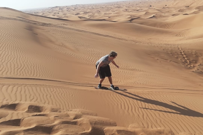 Dubai: Wüstensafari am Morgen mit SandboardingTour mit privater Abholung