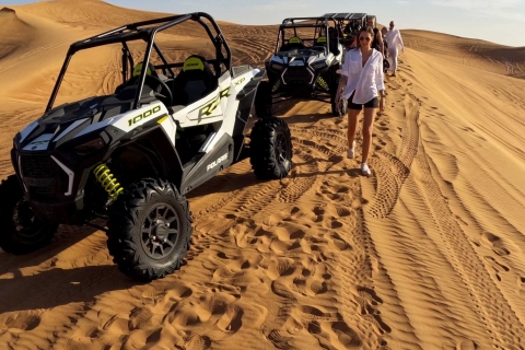 Dubaï : soirée en buggy et aventure dans le désertVéhicule privé, safari en buggy avec dîner BBQ régulier