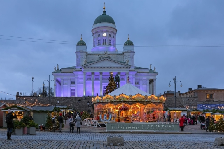 Helsinki : visite guidée à pied de 2 heures pour Noël