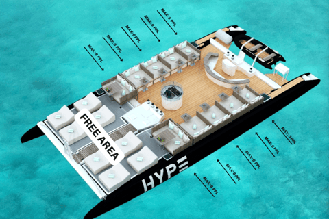 Coral e Racha: tour in catamarano di lusso da PhuketTour di gruppo con servizio di prelievo e rientro