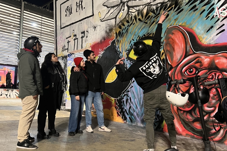 2,5-Stunden | Barcelona: Graffiti E-Scooter Tour