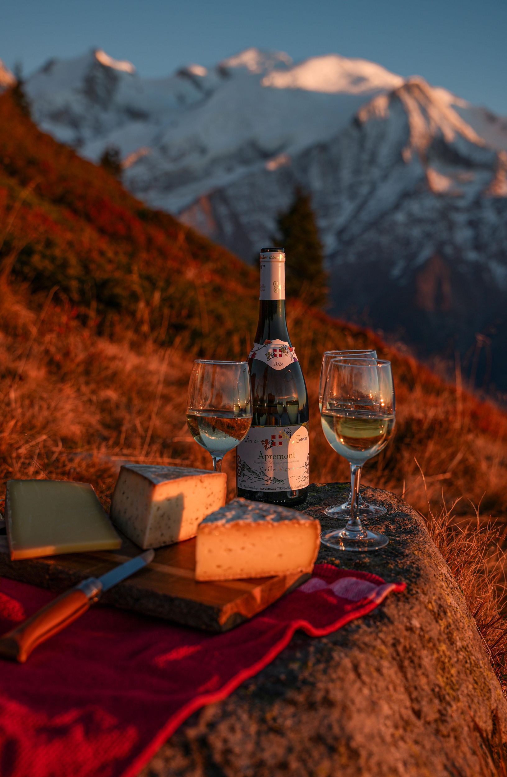 Chamonix: Schneeschuhwandern mit lokaler Käse- und Weinprobe