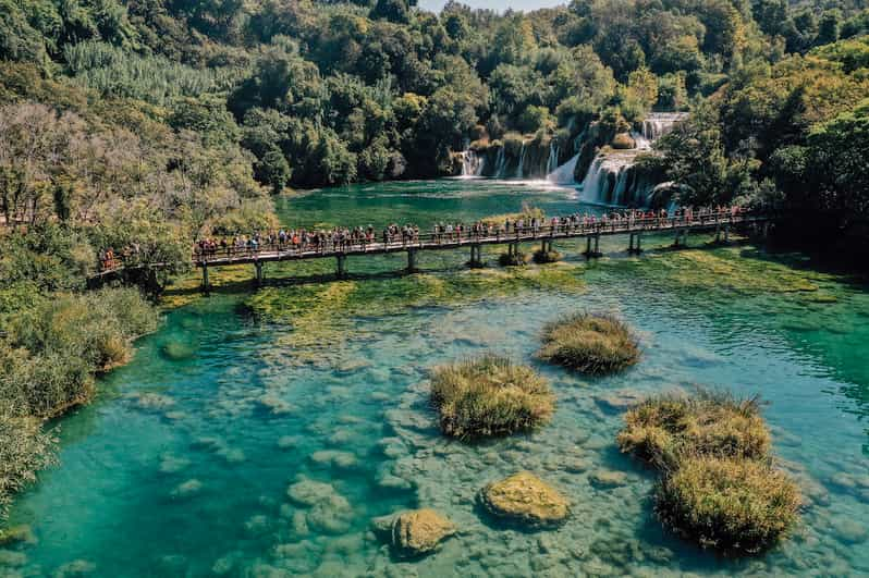 split krka waterfalls tour boat cruise and swimming