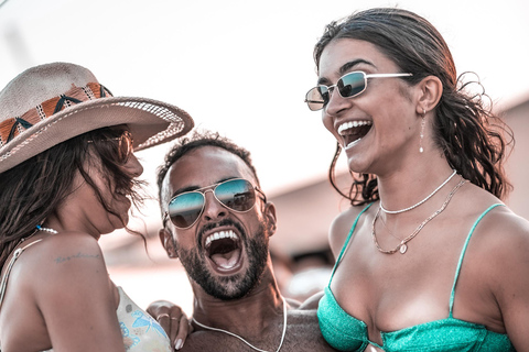 Ibiza: Sunset Boat Party with Unlimited Drinks and DJBoat Party with Unlimited Drinks