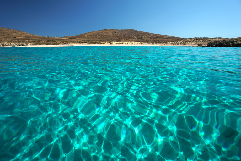 Mykonos : Croisière à la voile d'une journée complète sur Delos et Rhénia avec repasCroisière à la voile en groupe partagé sur Délos et Rhénanie avec repas