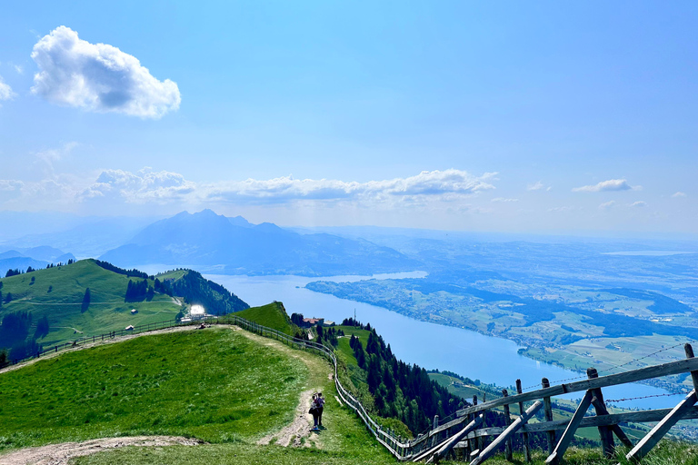 Visite privée de Lucerne : Mont Rigis et croisière sur le lac des Quatre-Cantons