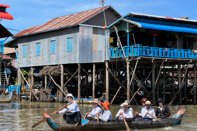 Siem Reap: Rejs łodzią Tonle Sap o zachodzie słońca z transferamiSiem Reap: Tonle Sap dołączył do Tour Sunset Cruise