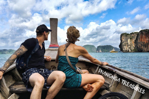 Soluppgång i Phangnga med off-peak besök på James Bond-önSoluppgången i Phang Nga och besök till James Bond Island