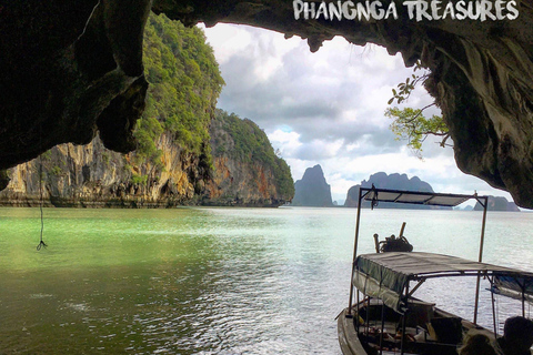 Soluppgång i Phangnga med off-peak besök på James Bond-önSoluppgången i Phang Nga och besök till James Bond Island