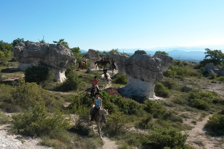 Horseback riding in Provence Luberon