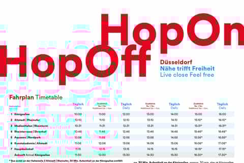 Düsseldorf: 24-Hour Hop-On Hop-Off Ticket
